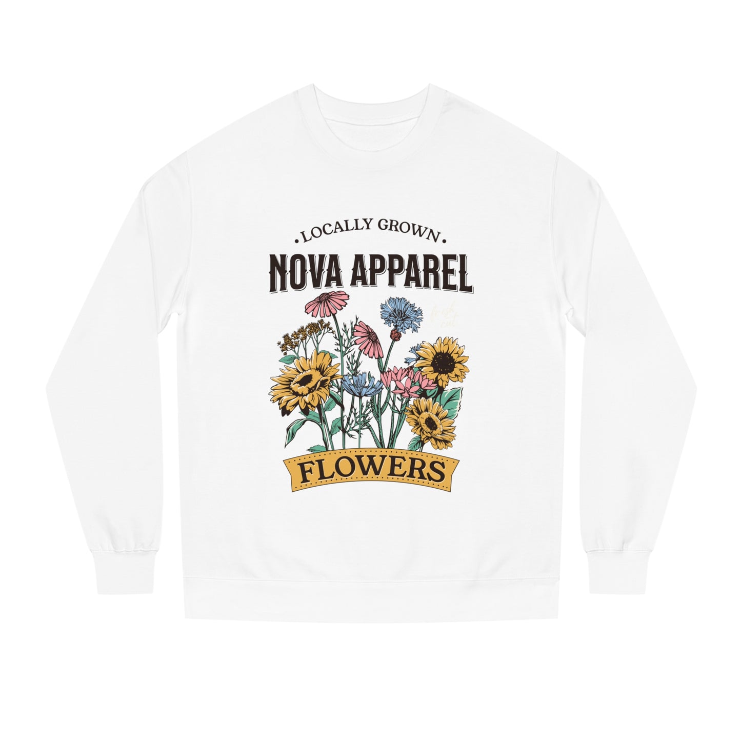 NOVA Women's Flower Crewneck